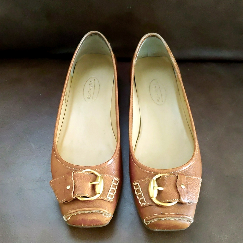Talbots Harrings Tan Flats